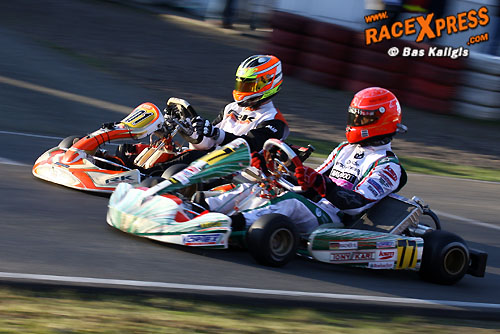 Kartsport in Kerpen; Michael Schumacher en Arjan Kievitsbosch